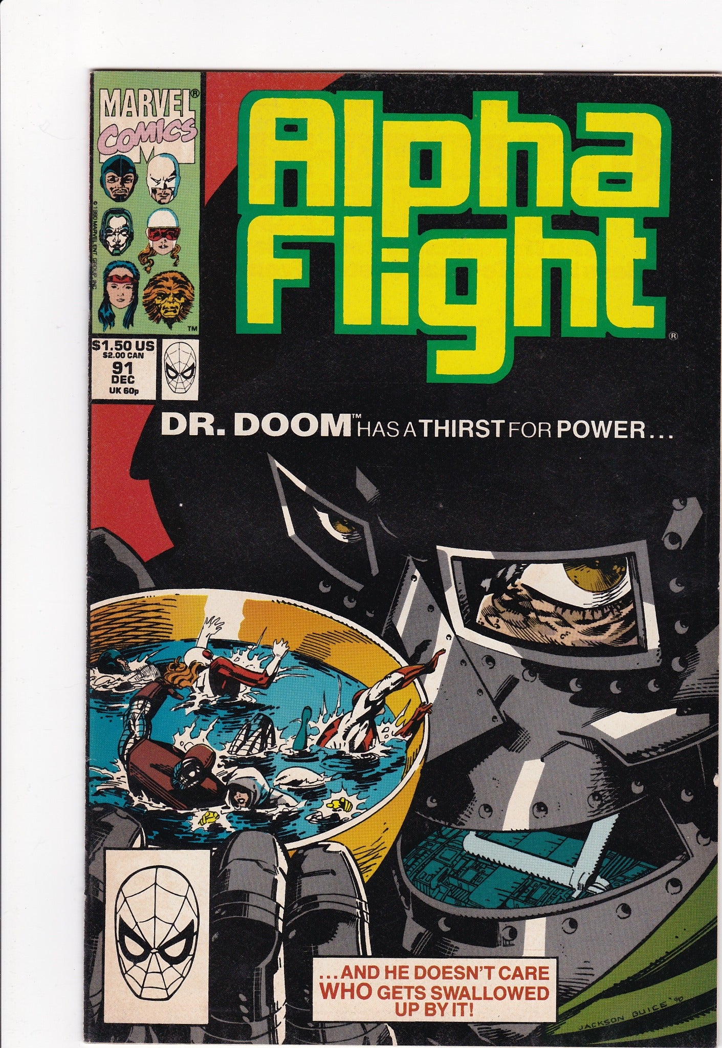Alpha Flight #91 (December 1990, Marvel Comics)