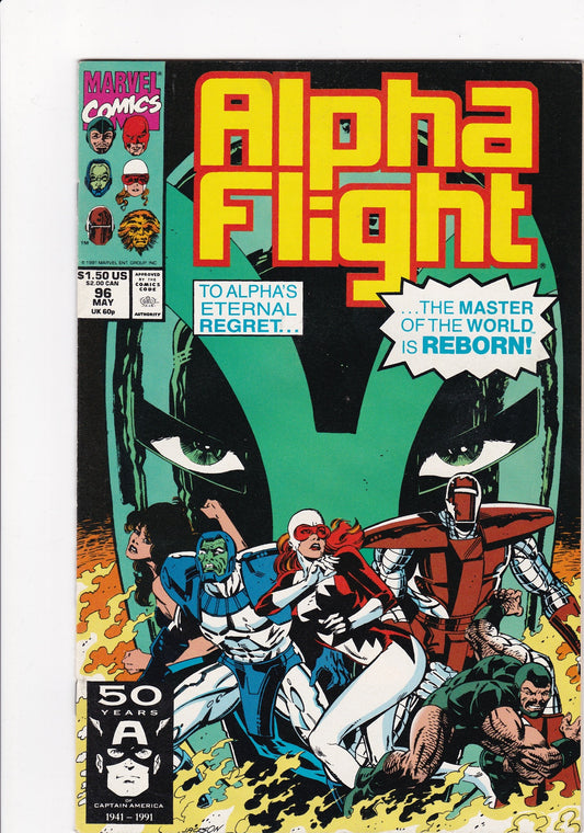 Alpha Flight #96 (May 1991, Marvel Comics)