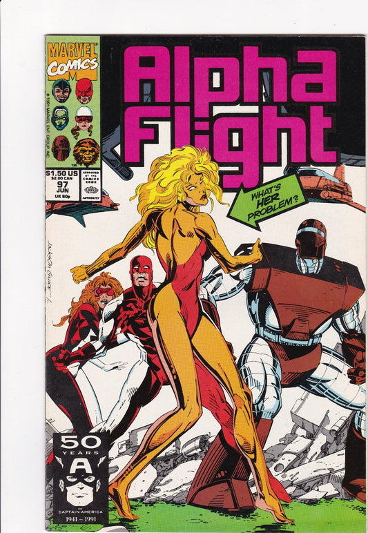 Alpha Flight #97 (June 1991, Marvel Comics)