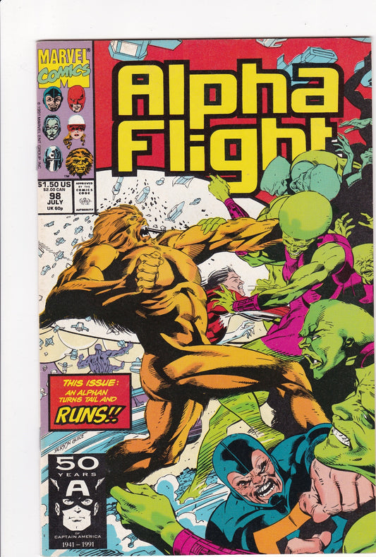 Alpha Flight #98 (July 1991, Marvel Comics)