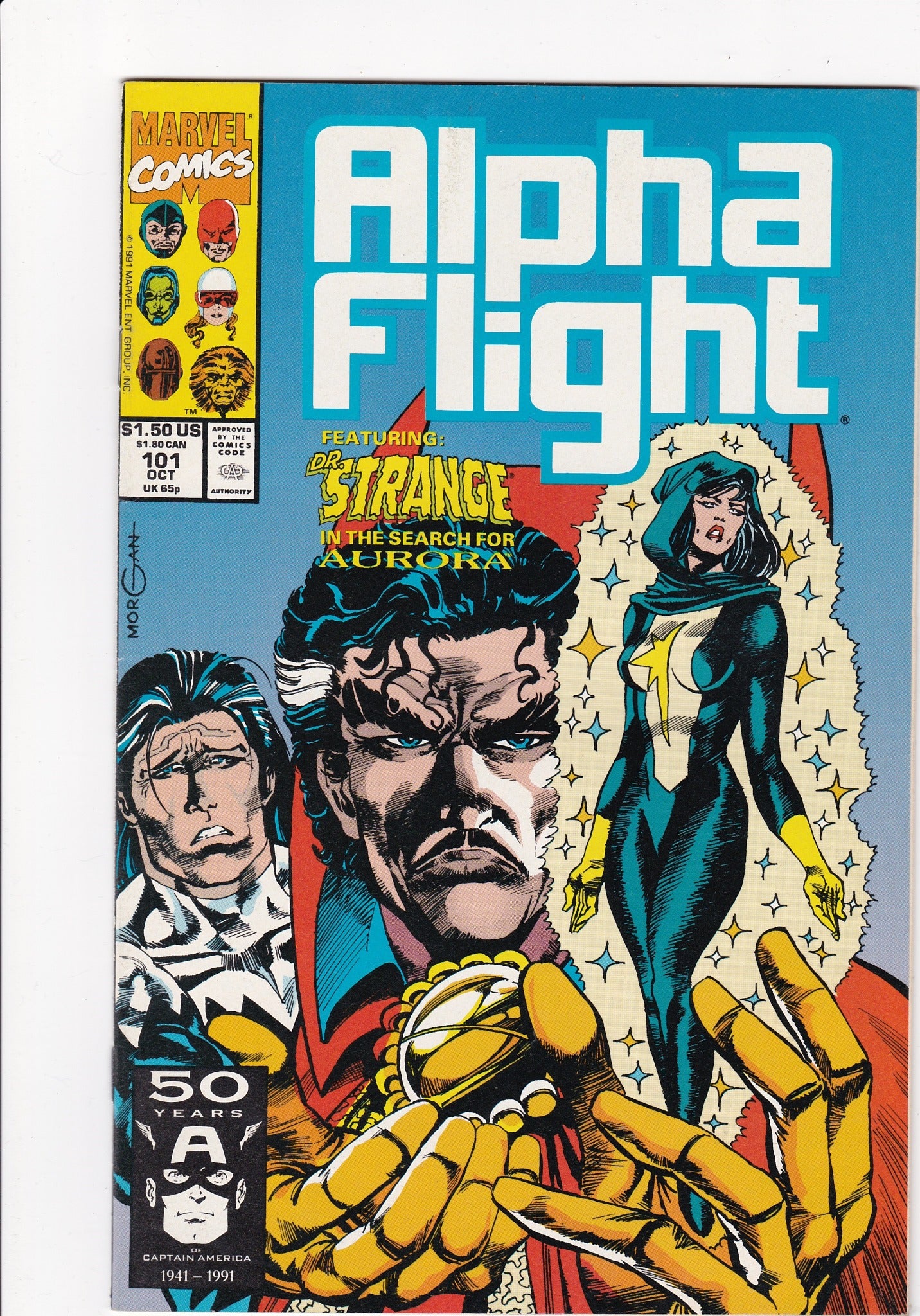 Alpha Flight #101 (Marvel Comics, October 1991) – Featuring Doctor Strange!