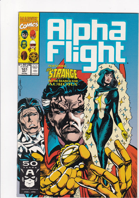 Alpha Flight #101 (Marvel Comics, October 1991) – Featuring Doctor Strange!