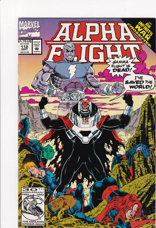 Alpha Flight #112 (Marvel Comics, September 1992) – An Infinity War Crossover!