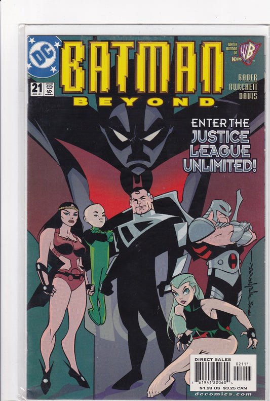 Batman Beyond #21 (DC Comics, July 2001) – "Enter the Justice League Unlimited!"