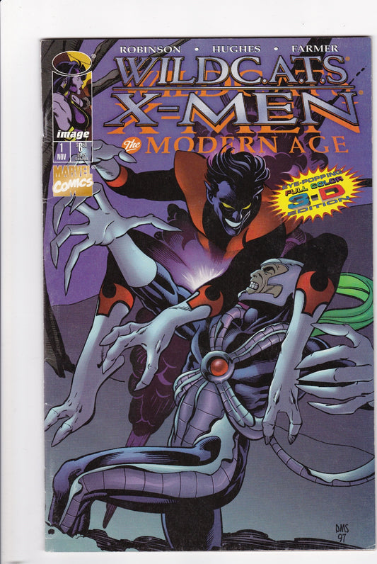 WildC.A.T.s / X-Men: The Modern Age #1 (Image/Marvel, November 1997) – 3D Edition
