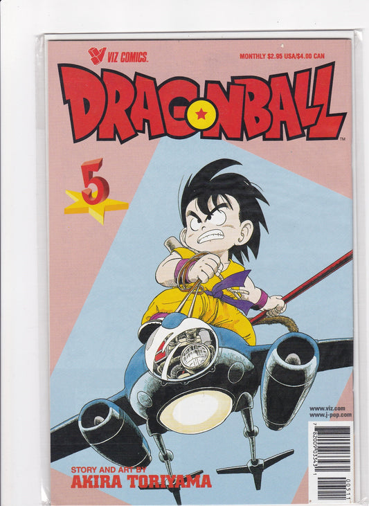 Dragon Ball #5 (Viz Comics, Monthly Issue) – Classic Akira Toriyama Manga