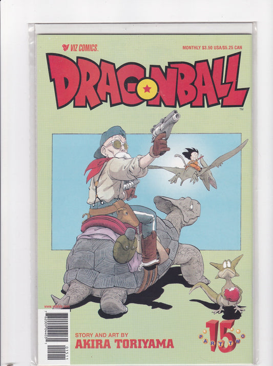 Dragon Ball #25 (Viz Comics, Monthly Issue) – Western-Inspired Master Roshi Cover!