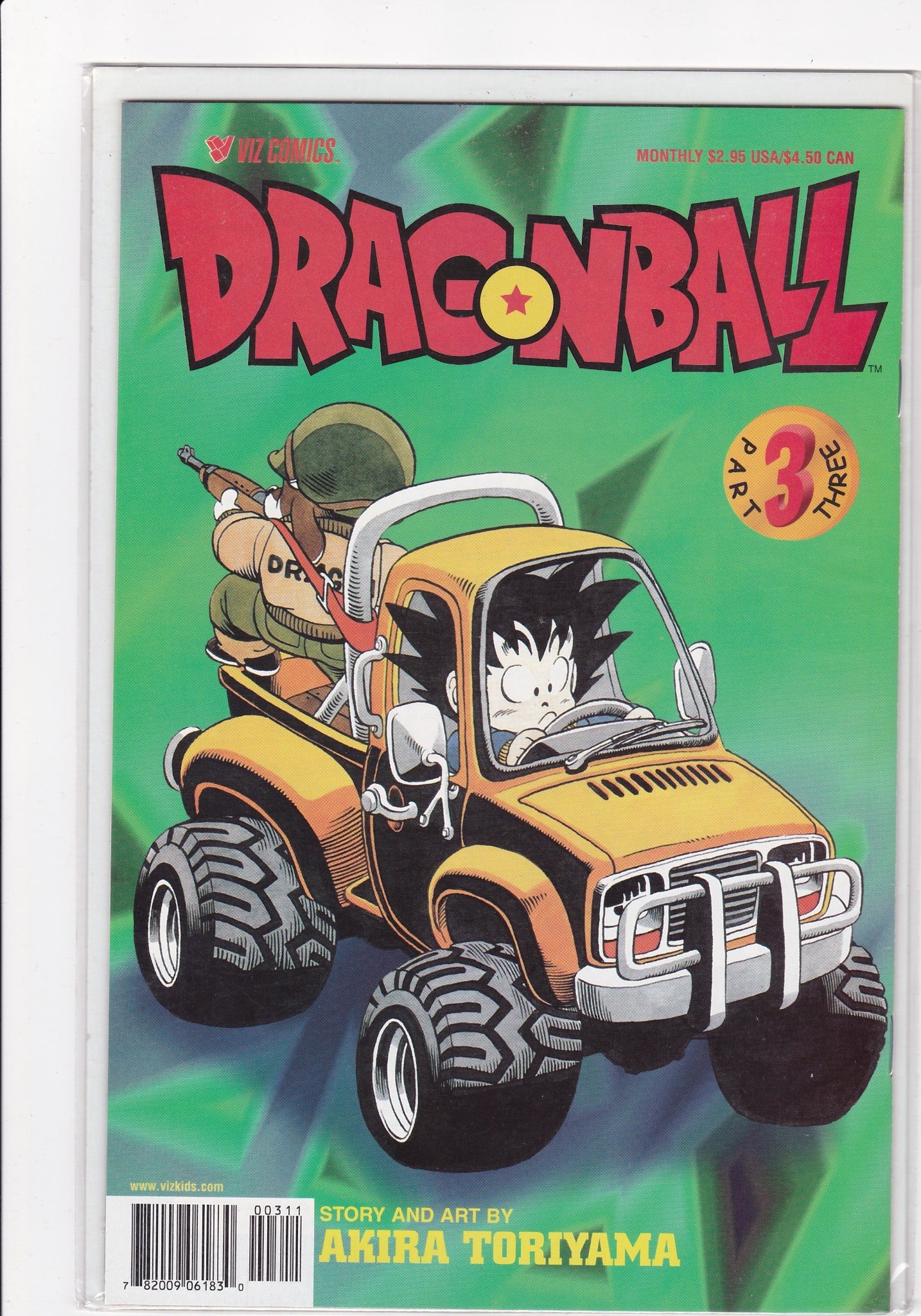 Dragon Ball #27 (Viz Comics, Monthly Issue) – Off-Road Adventure Cover!