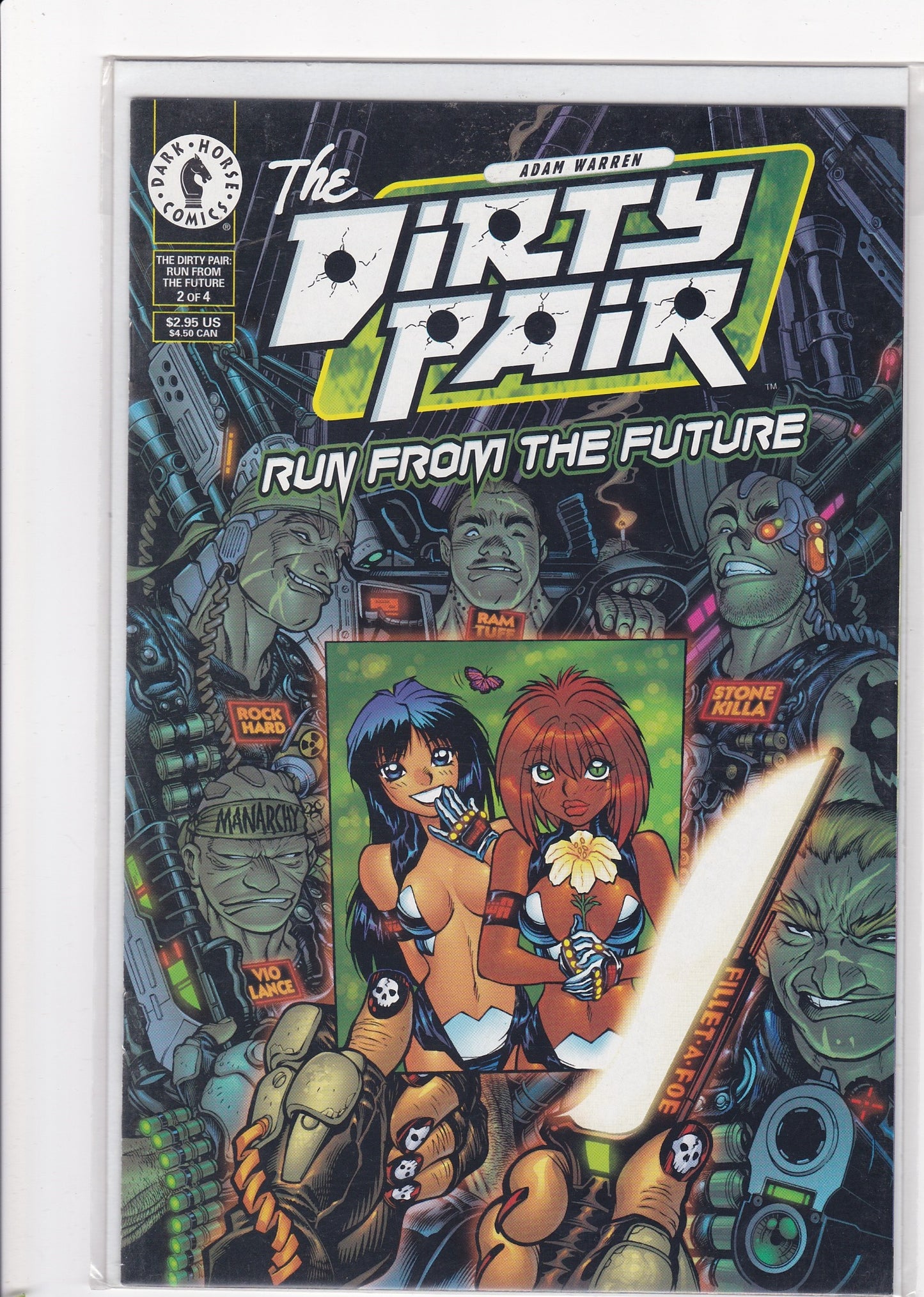 The Dirty Pair: Run from the Future (1995) - Complete 4-Issue Set