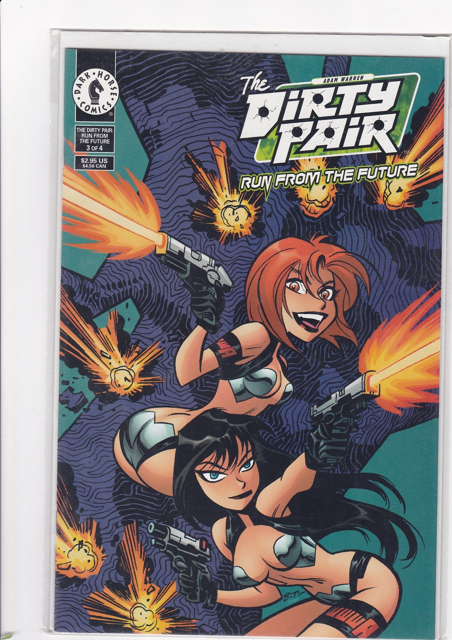 The Dirty Pair: Run from the Future (1995) - Complete 4-Issue Set