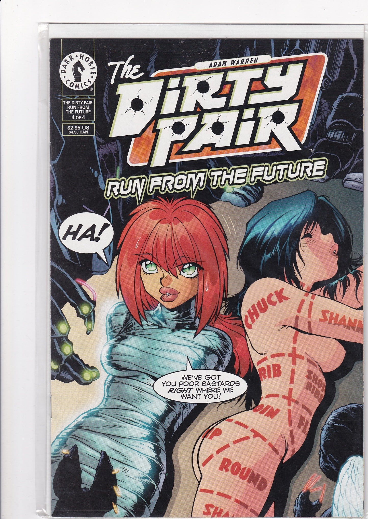 The Dirty Pair: Run from the Future (1995) - Complete 4-Issue Set