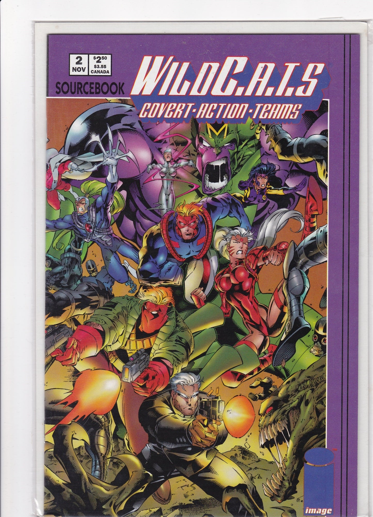 WildC.A.T.s Sourcebook #2 (1993) – Image Comics Guide to the WildStorm Universe!